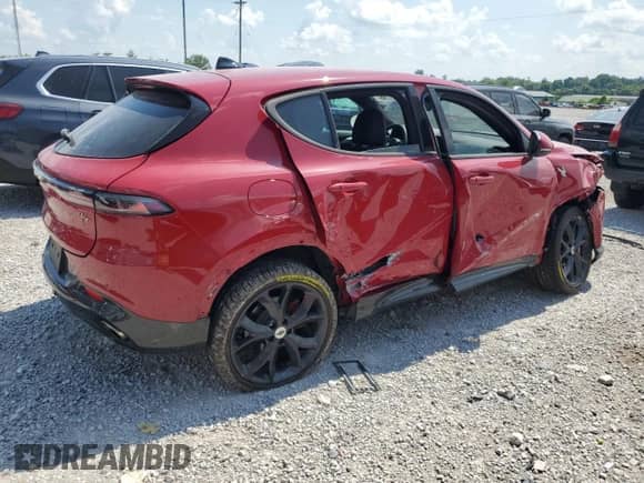 2024 Dodge Hornet R/T with VIN ZACPDFCW6R3A26882, listed as a Copart auction lot 65917795 with 6,588 mi miles and Salvage title. Bid and sale history available at DreamBid. Image 3.