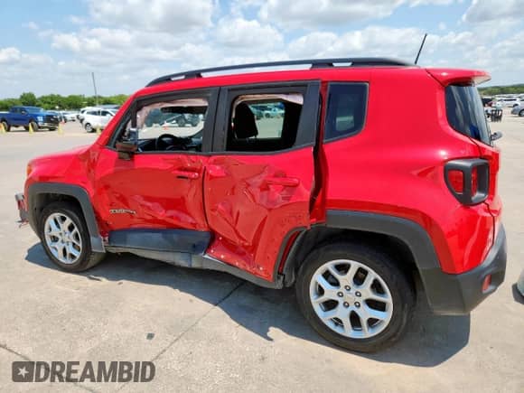 2018 Jeep Renegade Altitude with VIN ZACCJABB7JPJ23396, listed as a Copart auction lot 68029055 with 102,618 mi miles and Non repairable. Bid and sale history available at DreamBid. Image 2.