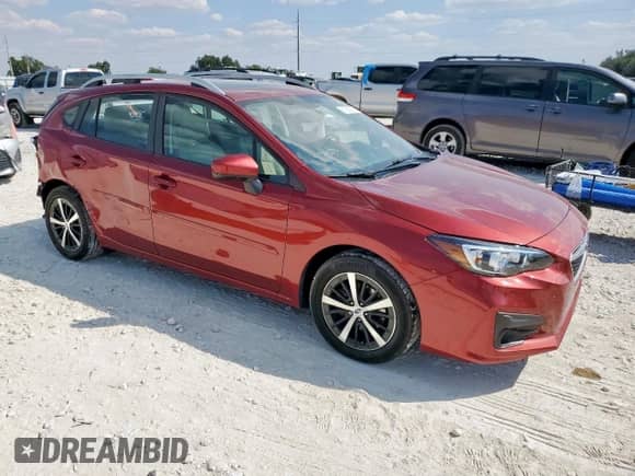 2019 Subaru Impreza Premium с VIN 4S3GTAD60K3756343, выставлен на аукционе Copart как лот 81938265 с пробегом 32 306 миль миль и Списание • Salvage title. История ставок и продаж доступна на DreamBid. Изображение 4.