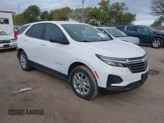 2024 Chevrolet Equinox LS with VIN 3GNAXSEG6RL189553, listed as a IAAI auction lot 43467405 with 83,613 mi miles and . Bid and sale history available at DreamBid. Image 1.