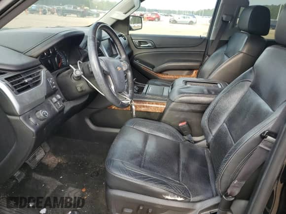 2015 Chevrolet Tahoe LTZ with VIN 1GNSCCKC9FR636937, listed as a Copart auction lot 81036145 with 101,034 mi miles and Salvage title. Bid and sale history available at DreamBid. Image 7.