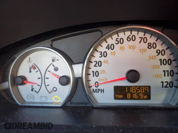 2007 Saturn ION with VIN 1G8AW15B87Z129221, listed as a Copart auction lot 87710125 with 118,589 mi miles and Salvage title. Bid and sale history available at DreamBid. Image 9.