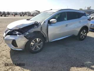 2023 Nissan Murano SV with VIN 5N1AZ2BJ9PC133131, listed as a Copart auction lot 52418305 with 48,092 mi miles and Salvage title. Bid and sale history available at DreamBid. Image 1.