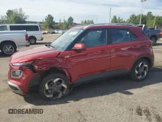 2024 Hyundai Venue SEL с VIN KMHRC8A39RU279701, выставлен на аукционе Copart как лот 70651895 с пробегом 24 551 миль миль и Списание • Salvage title. История ставок и продаж доступна на DreamBid. Изображение 1.
