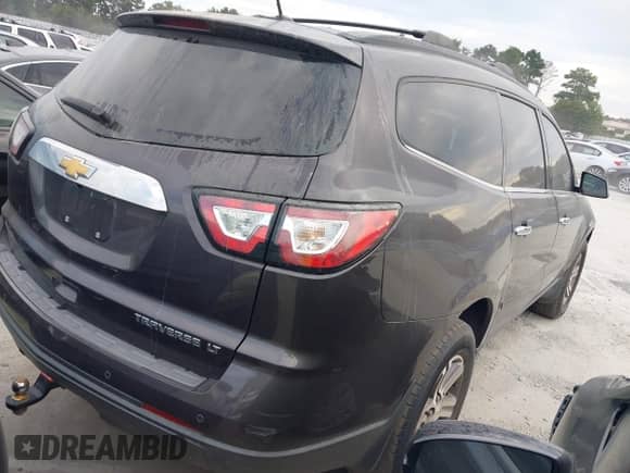 2015 Chevrolet Traverse LT с VIN 1GNKRGKDXFJ293455, выставлен на аукционе IAAI как лот 43104479 с пробегом 156 665 миль миль и . История ставок и продаж доступна на DreamBid. Изображение 4.