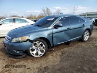 2010 Ford Taurus SEL with VIN 1FAHP2HW3AG127844, listed as a Copart auction lot 54236165 with 149,440 mi miles and Salvage title. Bid and sale history available at DreamBid. Image 1.
