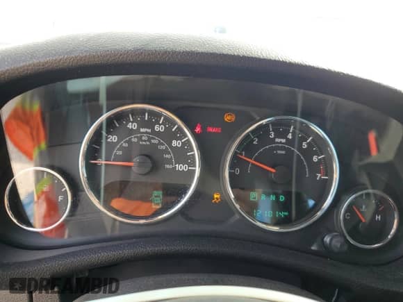 2016 Jeep Wrangler Sport with VIN 1C4AJWAGXGL114564, listed as a Copart auction lot 57758005 with 121,014 mi miles and Salvage title. Bid and sale history available at DreamBid. Image 9.