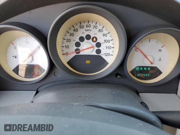 2007 Dodge Caliber with VIN 1B3HB28B97D192747, listed as a Copart auction lot 52386615 with 167,439 mi miles and Salvage title. Bid and sale history available at DreamBid. Image 9.