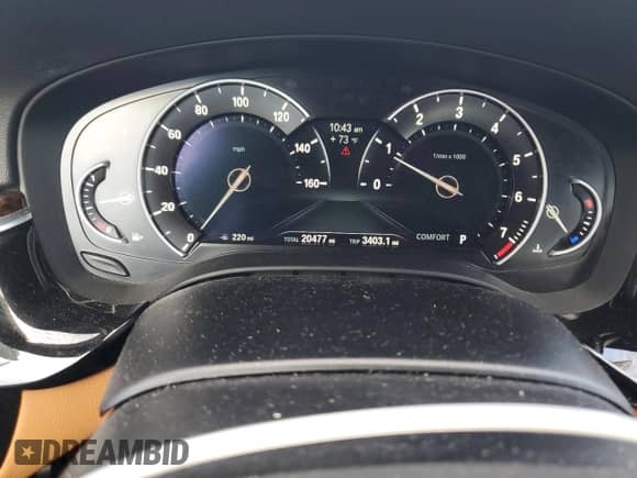 2017 BMW 5 Series 530i xDrive с VIN WBAJA7C30HG903605, выставлен на аукционе Copart как лот 71702795 с пробегом 20 477 миль миль и Списание • Salvage title. История ставок и продаж доступна на DreamBid. Изображение 9.