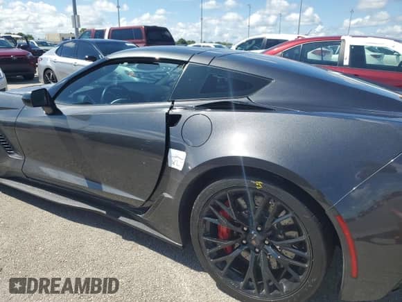 2017 Chevrolet Corvette Z06 2LZ with VIN 1G1YS2D69H5603737, listed as a Copart auction lot 73767964 with Not provided miles and Salvage title. Bid and sale history available at DreamBid. Image 12.