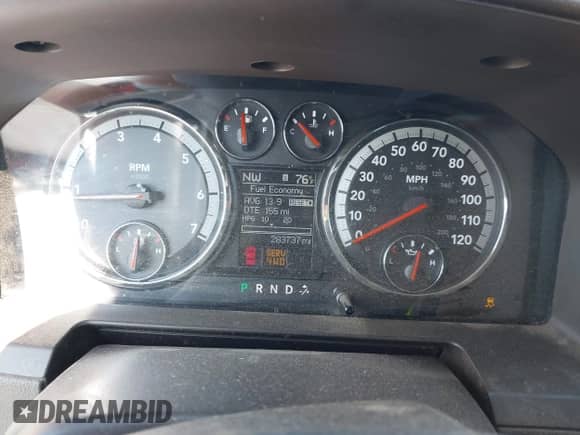 2011 Ram 1500 Sport with VIN 1D7RV1CT7BS683607, listed as a IAAI auction lot 43213831 with 283,737 mi miles and . Bid and sale history available at DreamBid. Image 7.