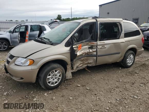 2003 Dodge Caravan Sport with VIN 2D4GP44R43R253281, listed as a Copart auction lot 62052605 with 69,829 mi miles and Non repairable. Bid and sale history available at DreamBid. Image 1.