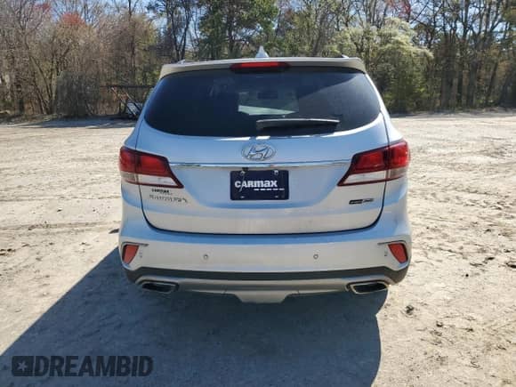 2017 Hyundai Santa Fe SE Ultimate with VIN KM8SRDHF3HU172778, listed as a Copart auction lot 54674845 with Not provided miles and Salvage title. Bid and sale history available at DreamBid. Image 6.
