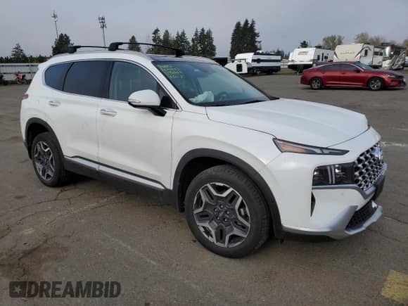 2022 Hyundai Santa Fe Limited z VIN KM8S7DA29NU029455, wystawiony jako Copart lot #50430915 z przebiegiem 20 039 mil mil oraz Szkoda całkowita • Salvage title. Historia ofert i sprzedaży dostępna na DreamBid. Obrazek 4.