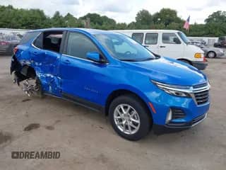 2024 Chevrolet Equinox LT с VIN 3GNAXUEG9RL235002, выставлен на аукционе IAAI как лот 42973908 с пробегом 14 902 миль миль и . История ставок и продаж доступна на DreamBid. Изображение 1.