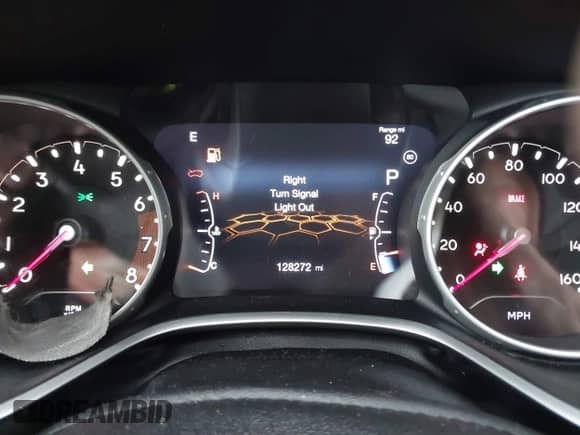 2020 Jeep Compass Latitude with VIN 3C4NJCBB8LT141103, listed as a IAAI auction lot 41263757 with 128,272 mi miles and . Bid and sale history available at DreamBid. Image 7.