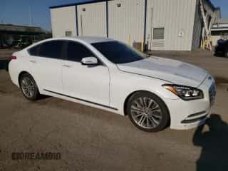 2015 Hyundai Genesis 3.8L z VIN KMHGN4JE8FU101446, wystawiony jako Copart lot #66958914 z przebiegiem 67 206 mil mil oraz Szkoda całkowita • Salvage title. Historia ofert i sprzedaży dostępna na DreamBid. Obrazek 4.