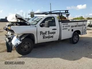 2013 Chevrolet Silverado 2500HD Work Truck z VIN 1GB0CVCG7DF140048, wystawiony jako Copart lot #78042644 z przebiegiem Nie podano mil oraz Szkoda całkowita • Salvage title. Historia ofert i sprzedaży dostępna na DreamBid. Obrazek 1.