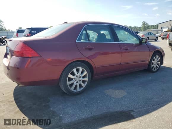 2006 Honda Accord EX-L z VIN 1HGCM66896A018485, wystawiony jako Copart lot #61642545 z przebiegiem 347 087 mil mil oraz Czysty tytuł • Clean title. Historia ofert i sprzedaży dostępna na DreamBid. Obrazek 3.