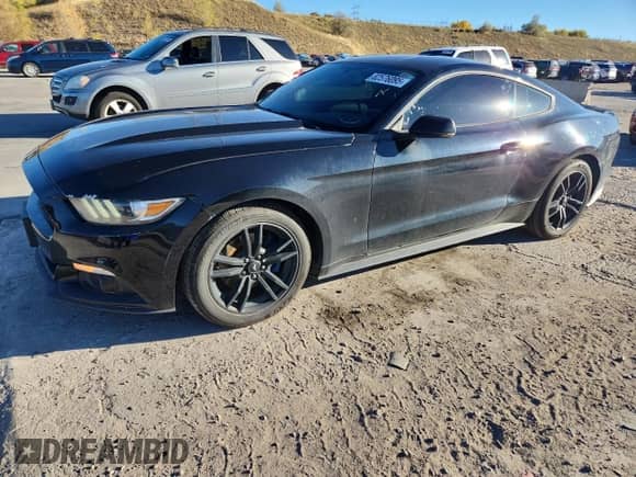 2015 Ford Mustang EcoBoost Premium with VIN 1FA6P8TH7F5329270, listed as a Copart auction lot 82576095 with 156,561 mi miles and Clean title. Bid and sale history available at DreamBid. Image 1.