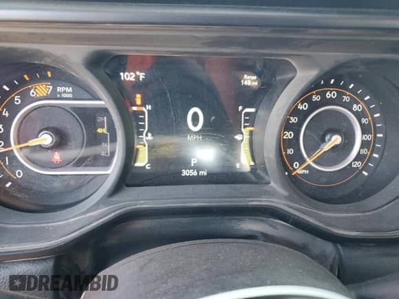 2024 Jeep Wrangler Sport S with VIN 1C4PJXDN5RW103967, listed as a Copart auction lot 71984105 with 3,056 mi miles and Salvage title. Bid and sale history available at DreamBid. Image 9.