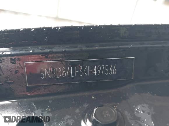 2019 Hyundai Elantra SEL z VIN 5NPD84LF3KH497536, wystawiony jako IAAI lot #42207993 z przebiegiem 77 712 mil mil oraz . Historia ofert i sprzedaży dostępna na DreamBid. Obrazek 9.