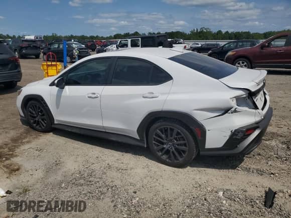 2023 Subaru WRX Limited with VIN JF1VBAL65P9821452, listed as a Copart auction lot 68197705 with 18,002 mi miles and Salvage title. Bid and sale history available at DreamBid. Image 2.