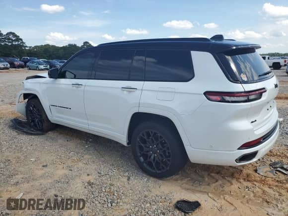 2024 Jeep Grand Cherokee Summit with VIN 1C4RJKEGXR8949043, listed as a Copart auction lot 58422035 with 35,729 mi miles and Salvage title. Bid and sale history available at DreamBid. Image 2.