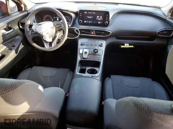 2021 Hyundai Santa Fe SE with VIN 5NMS14AJ2MH357741, listed as a Copart auction lot 71179235 with 70,121 mi miles and Non repairable. Bid and sale history available at DreamBid. Image 8.