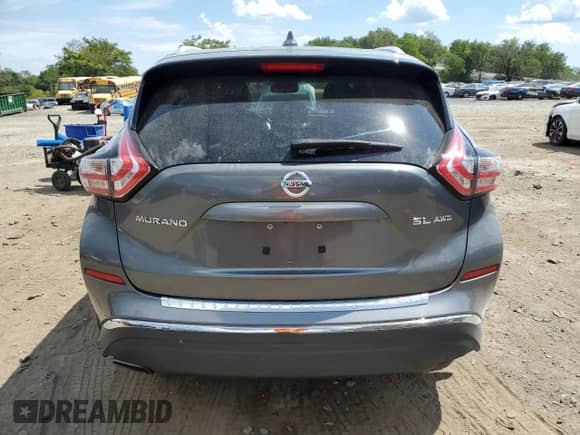 2017 Nissan Murano SL with VIN 5N1AZ2MH6HN138593, listed as a Copart auction lot 70760765 with 140,965 mi miles and Clean title. Bid and sale history available at DreamBid. Image 6.