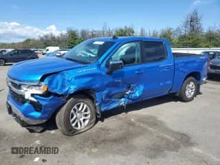 2025 Chevrolet Silverado 1500 with VIN 3GCPKKEKXSG321475, listed as a Copart auction lot 71133495 with 2,167 mi miles and Salvage title. Bid and sale history available at DreamBid. Image 1.