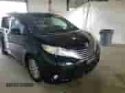 2017 Toyota Sienna XLE with VIN 5TDDZ3DC1HS153198, listed as a Copart auction lot 80733115 with 114,959 mi miles and Salvage title. Bid and sale history available at DreamBid. Image 14.