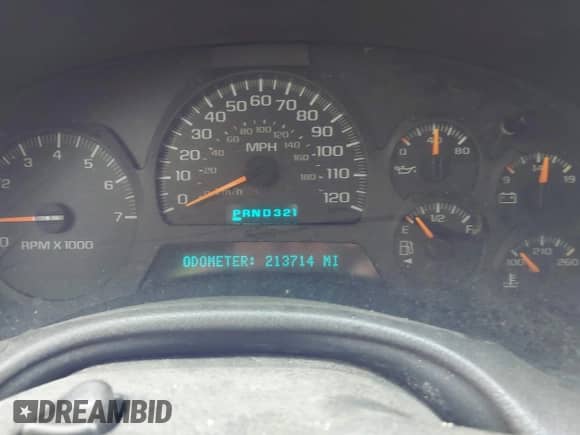 2003 Chevrolet TrailBlazer EXT LT с VIN 1GNET16S836202203, выставлен на аукционе IAAI как лот 42342464 с пробегом 213 714 миль миль и . История ставок и продаж доступна на DreamBid. Изображение 7.