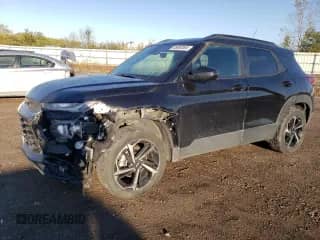 2022 Chevrolet TrailBlazer RS with VIN KL79MUSLXNB032845, listed as a Copart auction lot 85692065 with 95,711 mi miles and Salvage title. Bid and sale history available at DreamBid. Image 1.