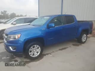 2018 Chevrolet Colorado 4WD LT with VIN 1GCPTCE17J1115683, listed as a Copart auction lot 80789505 with 118,185 mi miles and Salvage title. Bid and sale history available at DreamBid. Image 1.