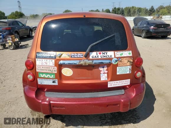 2006 Chevrolet HHR LT с VIN 3GNDA23P76S585879, выставлен на аукционе Copart как лот 81078125 с пробегом 103 825 миль миль и Списание • Salvage title. История ставок и продаж доступна на DreamBid. Изображение 6.