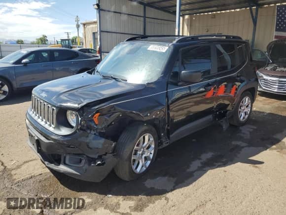 2017 Jeep Renegade Latitude с VIN ZACCJABB7HPF81274, выставлен на аукционе Copart как лот 80899345 с пробегом 83 380 миль миль и Чистый • Clean title. История ставок и продаж доступна на DreamBid. Изображение 1.