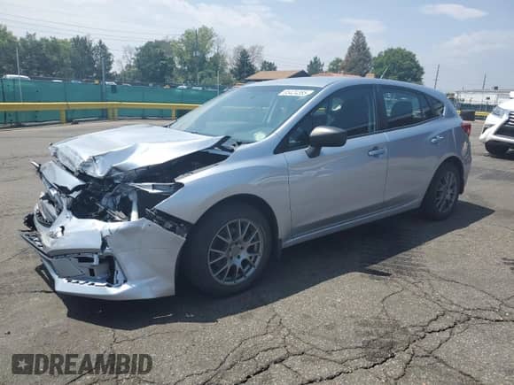 2020 Subaru Impreza with VIN 4S3GTAB69L3716296, listed as a Copart auction lot 65424385 with 54,741 mi miles and Salvage title. Bid and sale history available at DreamBid. Image 1.