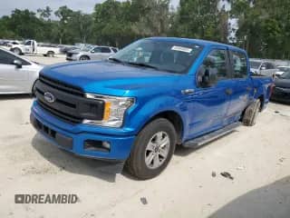 2020 Ford F-150 XL with VIN 1FTEW1C48LKD46699, listed as a Copart auction lot 53940065 with 168,177 mi miles and Salvage title. Bid and sale history available at DreamBid. Image 1.