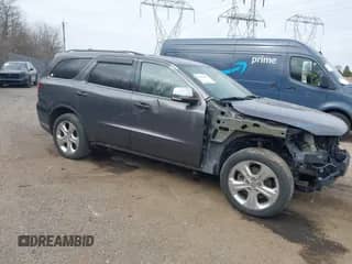 2014 Dodge Durango Limited with VIN 1C4SDJDTXEC345520, listed as a IAAI auction lot 41406601 with 148,216 mi miles and . Bid and sale history available at DreamBid. Image 1.