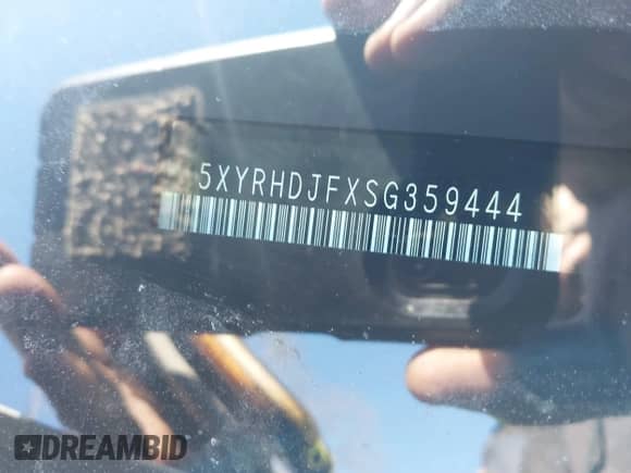 2025 Kia Sorento X-Line EX with VIN 5XYRHDJFXSG359444, listed as a IAAI auction lot 41693630 with 1,160 mi miles and . Bid and sale history available at DreamBid. Image 17.