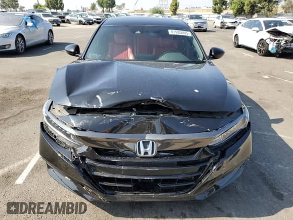 2020 Honda Accord Sport with VIN 1HGCV1F39LA021631, listed as a Copart auction lot 81905005 with 98,534 mi miles and Salvage title. Bid and sale history available at DreamBid. Image 5.