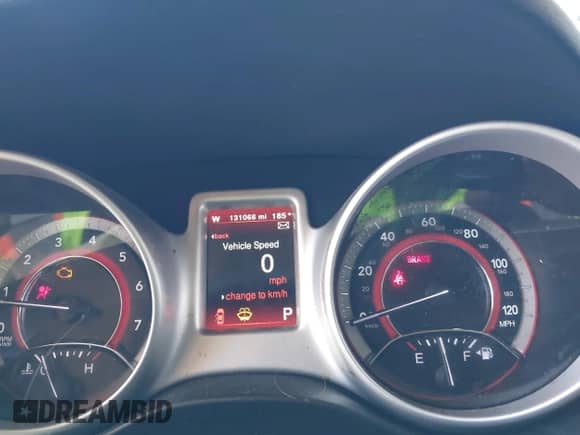 2019 Dodge Journey GT with VIN 3C4PDDEG8KT751689, listed as a IAAI auction lot 42552869 with 131,066 mi miles and . Bid and sale history available at DreamBid. Image 7.