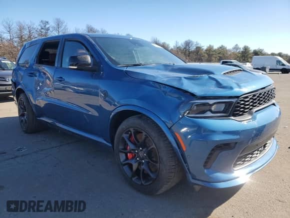 2024 Dodge Durango SRT Hellcat Premium z VIN 1C4SDJH97RC222388, wystawiony jako Copart lot #46408265 z przebiegiem Nie podano mil oraz Szkoda całkowita • Salvage title. Historia ofert i sprzedaży dostępna na DreamBid. Obrazek 4.