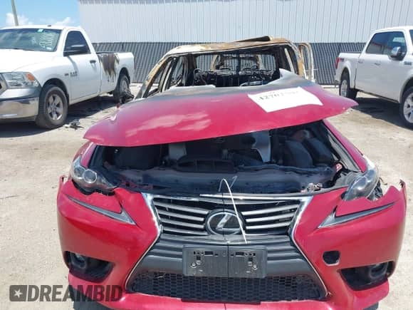 2015 Lexus IS 350 with VIN JTHBE1D2XF5018723, listed as a IAAI auction lot 42702504 with Not provided miles and . Bid and sale history available at DreamBid. Image 6.