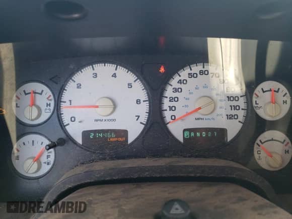 2003 Dodge 2500 ST with VIN 3D7KA28D93G732917, listed as a Copart auction lot 67169904 with 214,466 mi miles and Salvage title. Bid and sale history available at DreamBid. Image 9.