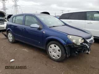 2008 Saturn Astra XE with VIN W08AR671885067366, listed as a Copart auction lot 55321145 with 54,643 mi miles and Salvage title. Bid and sale history available at DreamBid. Image 4.
