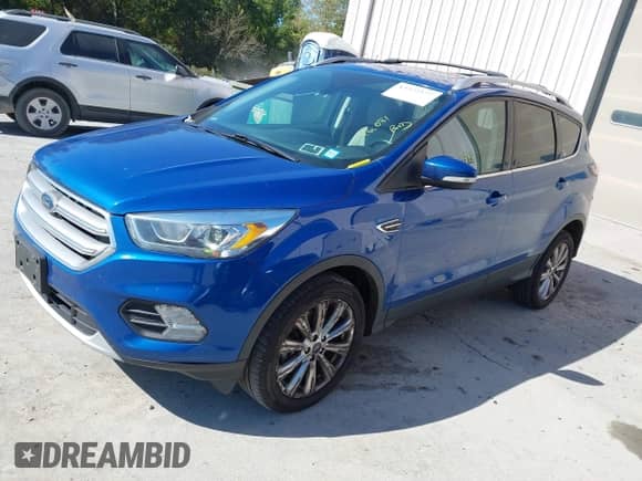 2017 Ford Escape Titanium с VIN 1FMCU9JD5HUB55814, выставлен на аукционе IAAI как лот 43372577 с пробегом 96 081 миль миль и . История ставок и продаж доступна на DreamBid. Изображение 2.