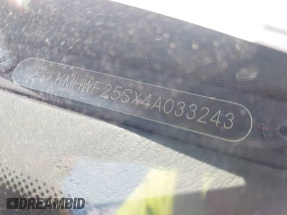 2004 Hyundai Sonata z VIN KMHWF25SX4A033243, wystawiony jako IAAI lot #42610903 z przebiegiem 162 967 mil mil oraz . Historia ofert i sprzedaży dostępna na DreamBid. Obrazek 9.