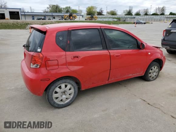 2005 Chevrolet Aveo LT с VIN KL1TG62645B425723, выставлен на аукционе Copart как лот 52811595 с пробегом 231 040 миль миль и Списание • Salvage title. История ставок и продаж доступна на DreamBid. Изображение 3.